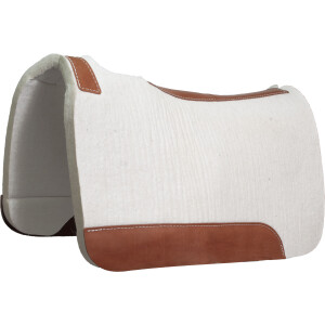 Blue Horse Pressed Wool Contoured Pad